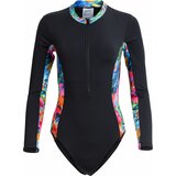 Speedo Ženski jednodelni kupaći kostim LS WRAP BACK 1PC AF Long Sleeve crni cene