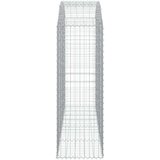  Gabionska košara s lukom 200x50x140/160 cm pocinčano željezo | shoptok.hr