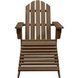 Maison Chic Vrtni Stoli - Stol za vrt s taburejem lesen rjav JS713, (21877325) | Shoptok.si
