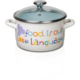 Metalac duboka šerpa sa staklenim poklopcem 20cm | ePonuda.com