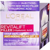 L´Oréal Paris Revitalift Filler HA SPF50 krema za braz s hialuronsko kislino 50 ml za ženske | Shoptok.si