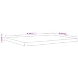  Kupaonska radna ploča 80x60x3,8 cm pravokutna od drva bagrema | shoptok.hr
