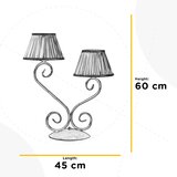 Lesnina XXXL NAMIZNA SVETILKA Vivienne 45/30/60 cm | Shoptok.si