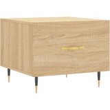  Stolić za kavu boja hrasta 50 x 50 x 40 cm konstruirano drvo | shoptok.hr