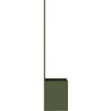 vidaXL Vrtni Sadič s Dekorativnom Pločom Srebrna 32 x 140 cm | shoptok.hr