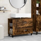  Toaletna jedinica Dimljeni hrast 80 x 35 x 60 cm | shoptok.hr