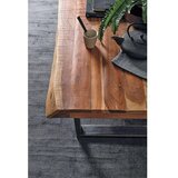 BIZZOTTO Crni/u prirodnoj boji stolić za kavu s pločom stola od bagrema 70x120 cm Elmer – | shoptok.hr