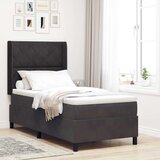 Box spring krevet s madracem Crna 90 x 200 cm Bar&amp;scaron;un Slike