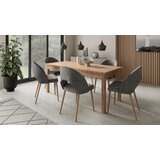 ADRK Blagovaonski set RODOS 82 s proirivim stolom i 6 stolica - HRAST LEFKAS | shoptok.hr