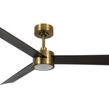  Lucci air 21610549- LED prigušiva ventilator CLIMATE 12W/230V wenge/zlatna + daljinski upravljač | Eponuda.com