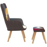  Stol za sproščanje s stolčkom večbarvno blago, (20701196) | Shoptok.si