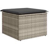  9-dijelni set vrtnih sofa od poliratana s jastucima svjetlosivi | shoptok.hr