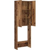 vidaXL omara za pralni stroj iz starega lesa 64x25,5x190 cm | Shoptok.si