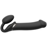 Strap-On-Me 3 Motors Vibrating Silicone Bendable Strap-On Black XL Cene