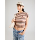 Levi's Majica svetlo rjava / bela | Shoptok.si