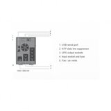 Socomec UPS NeTYS PR-MT 2000VA/1400W 230V 50/60Hz AVR, Sine wave, LCD, RJ45 zaštita, USB | Eponuda.com