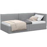  Kutni okvir kreveta Svijetlo siva 80 x 200 cm tkanina | shoptok.hr
