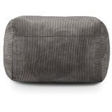SLOWDOWN Temno siva vreča za sedenje iz rebrastega žameta Plus 70 Lounge – | Shoptok.si