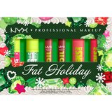 NYX Professional Makeup Xmas Fat Holiday darilni set za ustnice 6 kos Cene