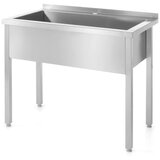  Pomivalno Korito z Zaščitno Ploščo, Varjena, 800x600x850mm | Shoptok.si