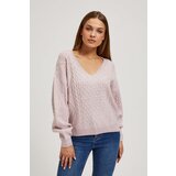 Marisse Pink V-Neck Sweater | Eponuda.ba