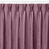  Curtain MILANA color lilac style classic flex 9.5 cm with double pleat chenille 140x270 HOMEDE | shoptok.hr