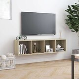 vidaXL Ormarić za knjige/TV boja hrasta sonome 143 x 30 x 36 cm | shoptok.hr