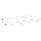  Jastučić za klupu VIANEN 100% poliester Crna 100 x 50 x 12 cm - Crna 100 x 50 x 12 cm | shoptok.hr