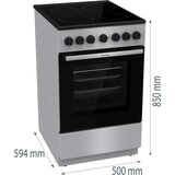 Gorenje GEC5B60SG štedilnik s steklokeramičnim kuhališčem | Shoptok.si
