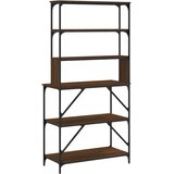  Pekarski stalak sa 6 razina Smeđi hrast 90x40x180 cm drveni | shoptok.hr