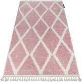 RugsX Preproge Preproga BERBER TROIK A0010 roza / bela 160x220 cm Rožnata | Shoptok.si