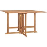  Sklopivi vrtni blagovaonski stol 110 x 110 x 75 cm od tikovine | shoptok.hr