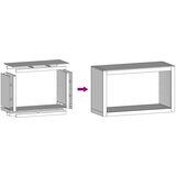 vidaXL Stalak za drva za ogrjev 100x40x60 cm od čelika COR-TEN | shoptok.hr