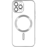 AVIZAR MagSafe ovitek za iPhone 13 Pro Max Silikonska zašcita kamere Chrome srebrna, (20575196) Cene