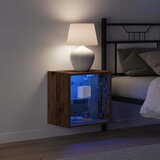  Floating Shelf with LED Light s policom Smeđa 40 x 28,5 x 40 cm | shoptok.hr