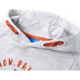  Dječja majica s kapuljačom siva prošarana i narančasta 128 | shoptok.hr