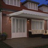  Povlačivi tende Bijela 600 × 300 cm Tkanina i Aluminij | shoptok.hr