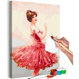  Slika za samostalno slikanje - Coquette in Dress 40x60 | shoptok.hr