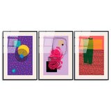 WALLXPERT dekorativna slika od kaljenog stakla (3 komada) uv 940 45 x 65 | ePonuda.com