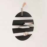 Umbra STENSKI REGAL 76/76/19 cm črna | Shoptok.si