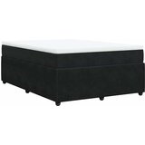  Krevet s oprugama i madracem crni 160x200 cm baršunasti | shoptok.hr