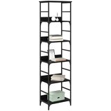  Polica Crni hrast 50 x 33 x 188 5 cm Konstruirano drvo | shoptok.hr