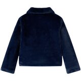  Dječji kaput od umjetnog krzna modri 128 | shoptok.hr