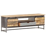 vidaXL TV omarica 120x30x40 cm trden mangov les | Shoptok.si
