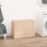 vidaXL Kutija za rublje 88,5x44x66 cm od masivne borovine | shoptok.hr