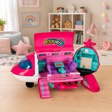  Foldable 2-in-1 Doll Passenger Plane Pink | shoptok.hr