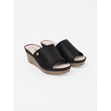 GOODIN Black women's wedge flip-flops | shoptok.hr