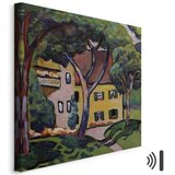  Slika - August Macke – Staudacherhaus in Tegernsee 40x40 Akustična | shoptok.hr