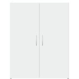 Ormarić za spise bijeli 60 x 32 x 77,5 cm od konstruiranog drva | shoptok.hr