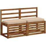  Jastučići za klupe - 2 dijela VUGHT 2 pcs 100% poliester Krem | shoptok.hr